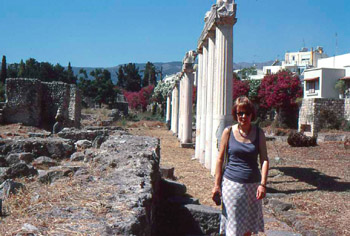 kos site archologique le gymnase